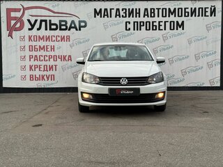 2019 Volkswagen Polo V Рестайлинг, белый, 798000 рублей, вид 2