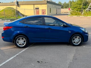 2011 Hyundai Solaris I, синий, 1000000 рублей, вид 4