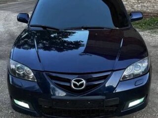 2008 Mazda 3 I (BK) Рестайлинг, синий, 440000 рублей, вид 2