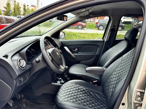 2014 Renault Logan II, бежевый - вид 11