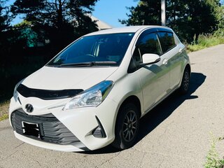 2019 Toyota Vitz III (XP130) Рестайлинг 2, белый, 1200000 рублей, вид 1