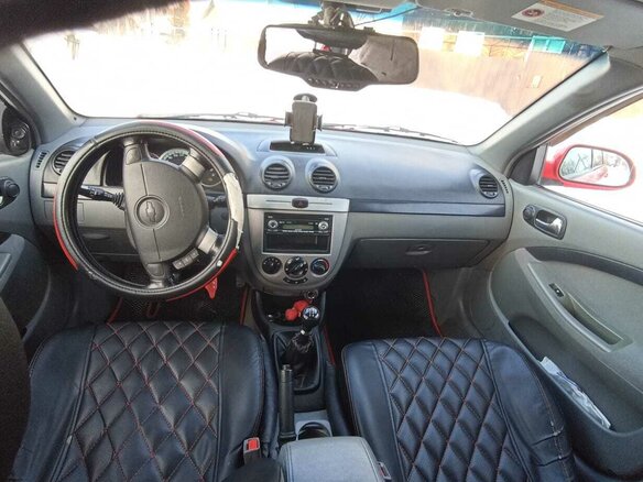 2007 Chevrolet Lacetti I, красный, 450000 рублей - вид 6