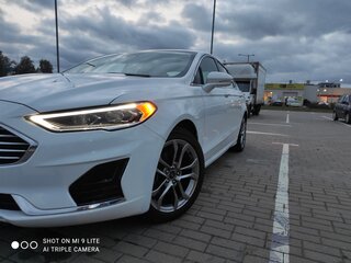 2019 Ford Fusion (North America) II Рестайлинг, белый, 1743039 рублей, вид 4
