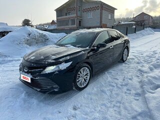 2020 Toyota Camry VIII (XV70), чёрный, 3500000 рублей, вид 2
