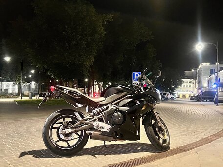 2009 Kawasaki ER-6F (Ninja 650R), чёрный, 369000 рублей, вид 5