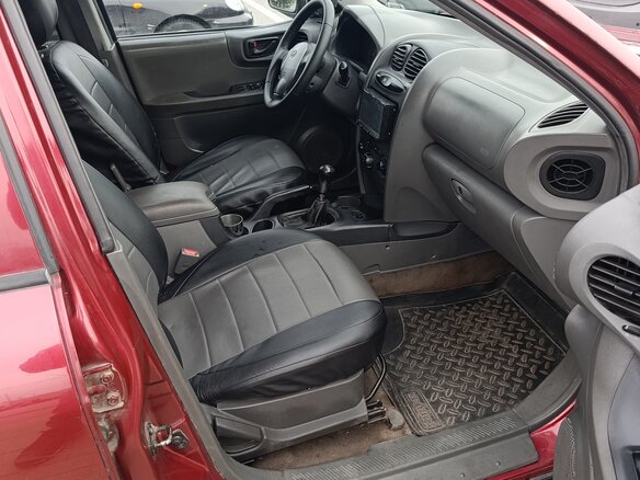 2001 Hyundai Santa Fe I, пурпурный, 365000 рублей - вид 7