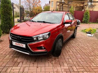 2019 Lada (ВАЗ) Vesta Cross I, красный, 1250000 рублей, вид 3