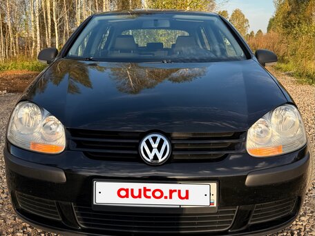 2008 Volkswagen Golf V, чёрный, 595000 рублей, вид 5
