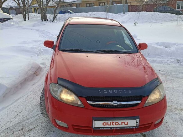 2007 Chevrolet Lacetti I, красный, 450000 рублей - вид 1