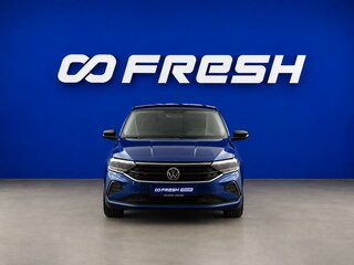2021 Volkswagen Polo VI, синий, 1569444 рублей, вид 3