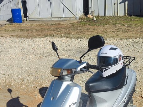 2003 Suzuki Address 100, серый, 75000 рублей, вид 1