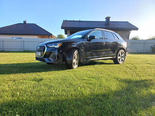 2020 Audi Q3 45 TFSI II (F3), чёрный, 2745628 рублей, вид 4