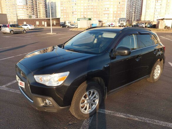 2012 Mitsubishi ASX I, чёрный, 1350000 рублей