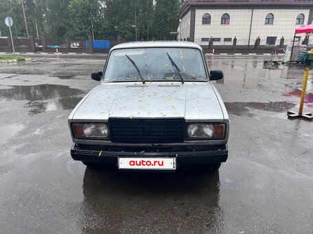 2010 Lada (ВАЗ) 2107, серебристый, 100000 рублей, вид 2