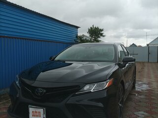 2018 Toyota Camry US Market VIII (XV70), чёрный, 2500000 рублей, вид 2