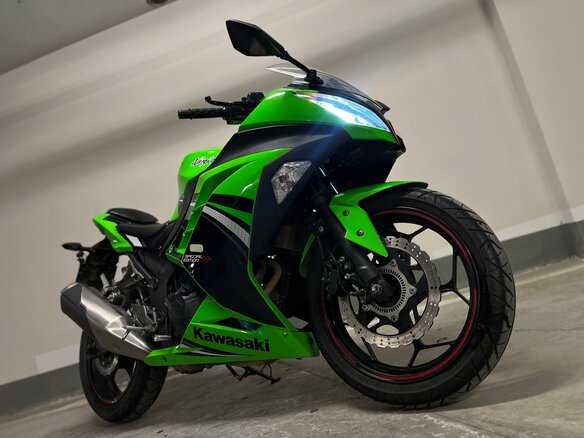 2014 Kawasaki Ninja 250R, зелёный, 395000 рублей