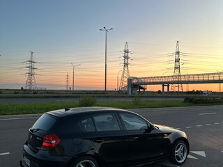 2008 BMW 1 серии 120d I (E81/E82/E87/E88) Рестайлинг, чёрный, 1500000 рублей, вид 2