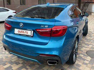 2018 BMW X6 40d II (F16), голубой, 4490000 рублей, вид 5