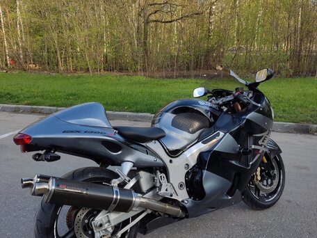 2004 Suzuki GSX 1300 R Hayabusa, серый, 630000 рублей, вид 4