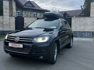 2013 Volkswagen Touareg II, чёрный, 1900000 рублей, вид 1
