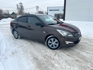 2014 Hyundai Solaris I, коричневый, 870000 рублей, вид 3