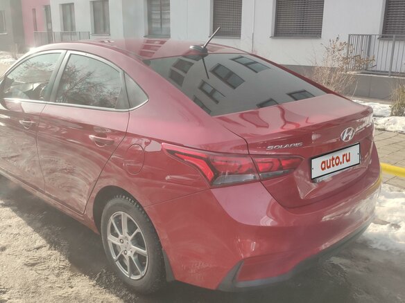 2018 Hyundai Solaris II, красный, 1650000 рублей - вид 11