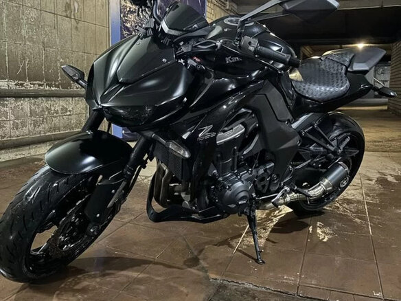 2015 Kawasaki Z 1000, чёрный, 990000 рублей