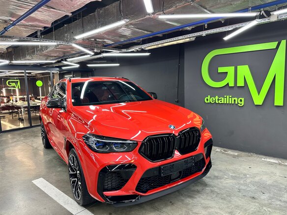 2021 BMW X6 M Competition III (F96), красный, 13000000 рублей - вид 6