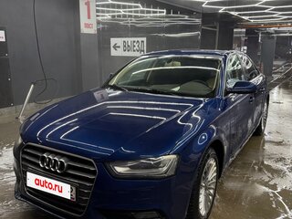2014 Audi A4 IV (B8) Рестайлинг, синий, 1100000 рублей, вид 1