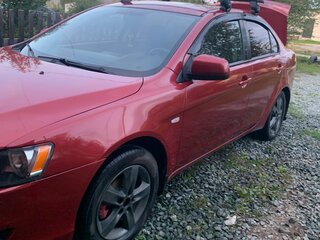 2007 Mitsubishi Lancer X, красный, 475000 рублей, вид 4