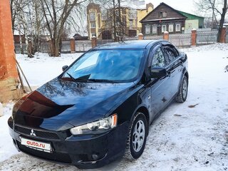 2008 Mitsubishi Lancer X, чёрный, 700000 рублей, вид 1