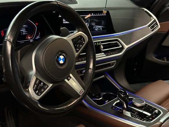 2021 BMW X7 30d I (G07), чёрный, 11990000 рублей - вид 8