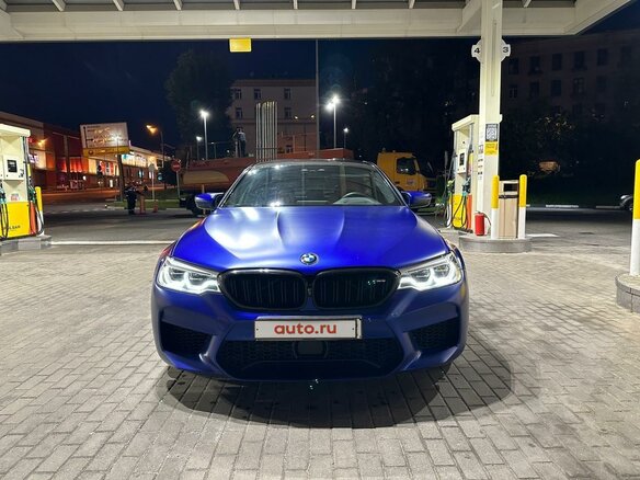 2019 BMW M5 VI (F90), синий - вид 2