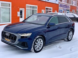 2019 Audi Q8 50 TDI I (4M), синий, 6480010 рублей, вид 3