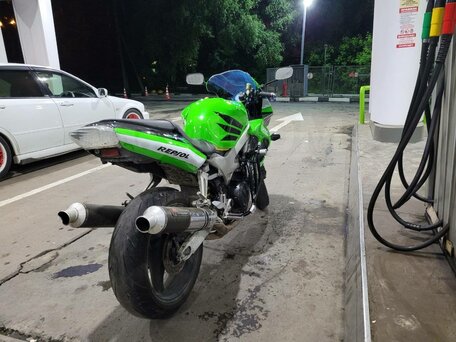 2001 Honda VTR 1000, зелёный, 360000 рублей, вид 3