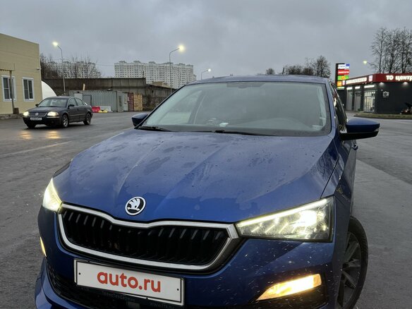 2021 Skoda Rapid II, синий, 1900000 рублей - вид 8
