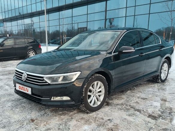 2017 Volkswagen Passat B8, чёрный, 1550000 рублей
