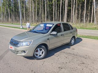 2012 Lada (ВАЗ) Granta I, серый, 470000 рублей, вид 3