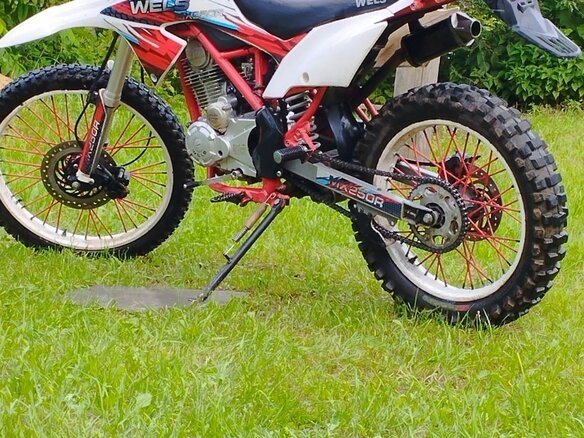 2019 Wels MX250R, красный, 70000 рублей - вид 1