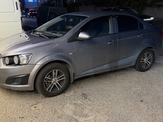 2012 Chevrolet Aveo II, серый, 535000 рублей, вид 4