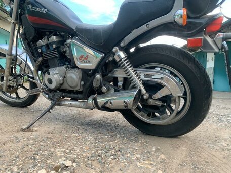 1985 Kawasaki EN500 Vulcan, чёрный, 245000 рублей, вид 3