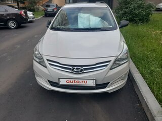 2014 Hyundai Solaris I Рестайлинг, бежевый, 1020000 рублей, вид 2