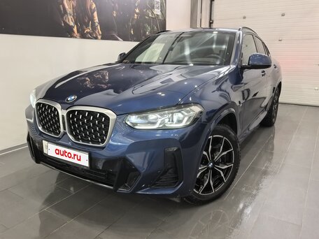 2023 BMW X4 20i II (G02) Рестайлинг, синий, 6100000 рублей, вид 1