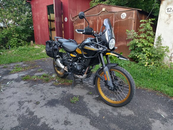 2024 Royal Enfield Himalayan, чёрный - вид 1
