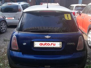 2003 Mini Hatch Cooper S I (R50), синий, 750000 рублей, вид 3