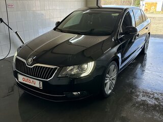 2013 Skoda Superb DSG II Рестайлинг, чёрный, 1700000 рублей, вид 1
