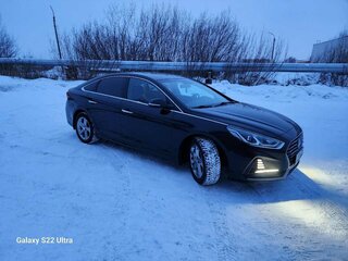 2019 Hyundai Sonata VII (LF) Рестайлинг, чёрный, 1800000 рублей, вид 2