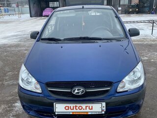 2010 Hyundai Getz I Рестайлинг, синий, 490000 рублей, вид 2