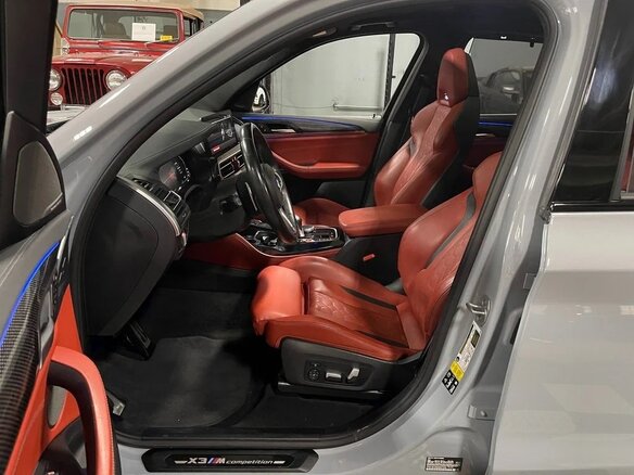 2022 BMW X3 M Competition I (F97) Рестайлинг, серебристый, 13796921 рублей - вид 17