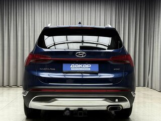2021 Hyundai Santa Fe IV Рестайлинг, синий, 3449000 рублей, вид 4